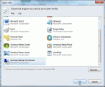 open-with Now the rdp files will open