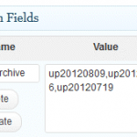 Custom wordpress fields