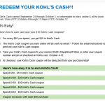 what is kohl's cash