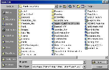 Windows Place Bar in the Open/Save dialog